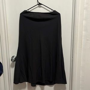 Vintage Eileen Fisher grey midi skirt wool